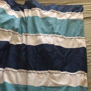 Cloth shower curtain